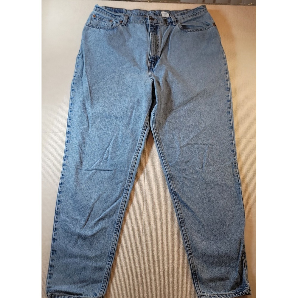 Vintage Levis 550 Jeans Womens 20 M Relaxed Fit Tapered Leg Made USA 90s Denim